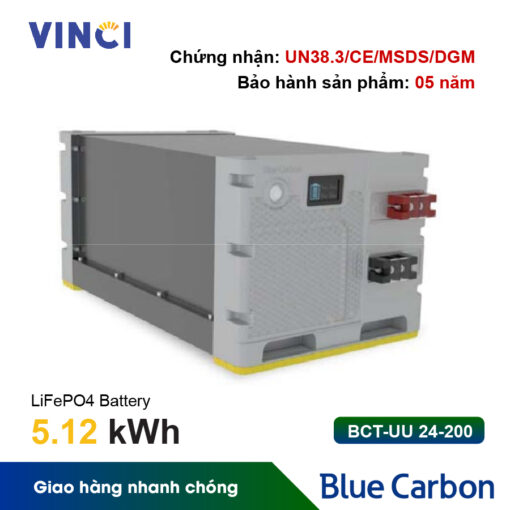 Pin lưu trữ Blue Carbon BCT-UU 24-200 5.12kWh