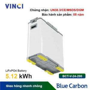 Pin lưu trữ Blue Carbon BCT-V-24-200 5.12 kWh