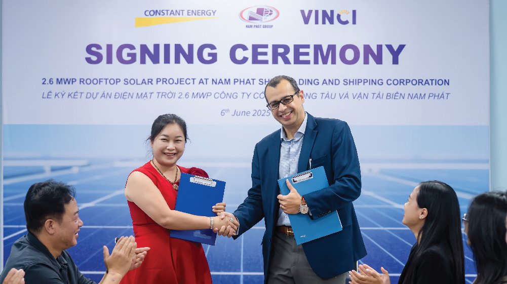 hợp đồng ppa; ppa; điện mặt trời; điện năng lượng mặt trời; vinci; vinci solar; nam phát group; Constant Energy 