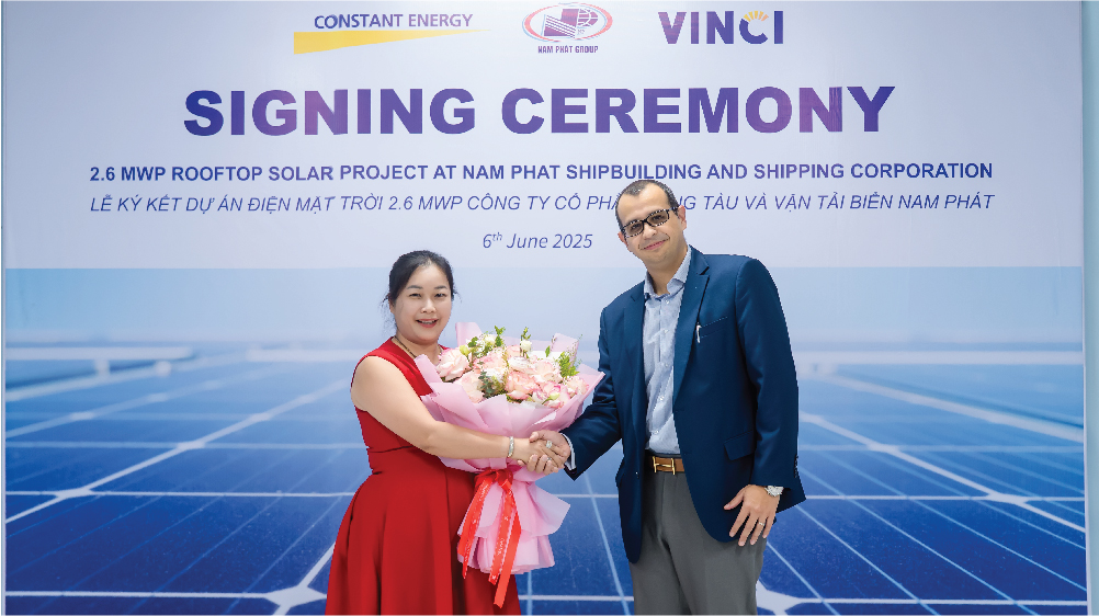 hợp đồng ppa; ppa; vinci solar; điện mặt trời; điện mặt trời mái nhà; vinci power; nam phát group; constant energy
