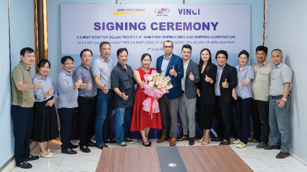hợp đồng ppa; ppa; vinci solar; điện mặt trời; điện mặt trời mái nhà; vinci power; nam phát group; constant energy