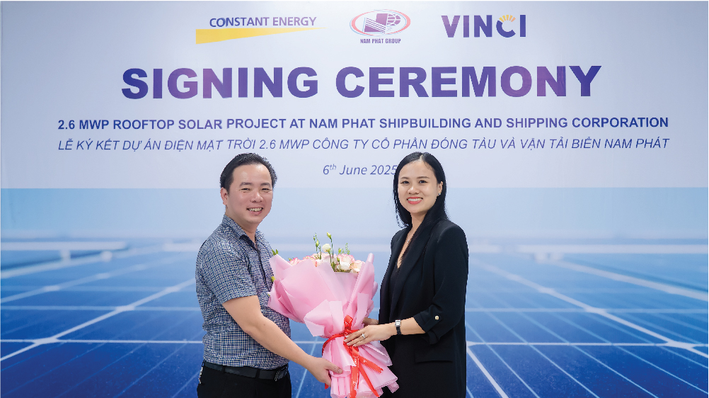 hợp đồng ppa; ppa; vinci solar; điện mặt trời; điện mặt trời mái nhà; vinci power; nam phát group; constant energy