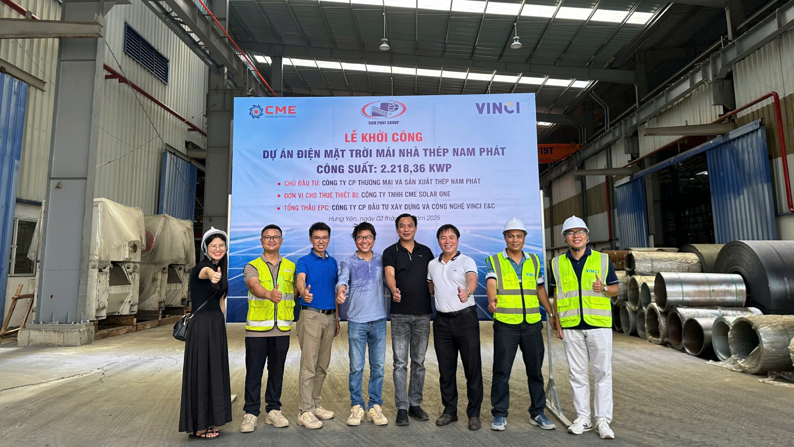 tổng thầu epc điện mặt trời mái nhà; điện mặt trời mái nhà thép nam phát; tổng thầu EPC; điện mặt trời áp mái; solar; vinci; vinci e&c; vinci power;